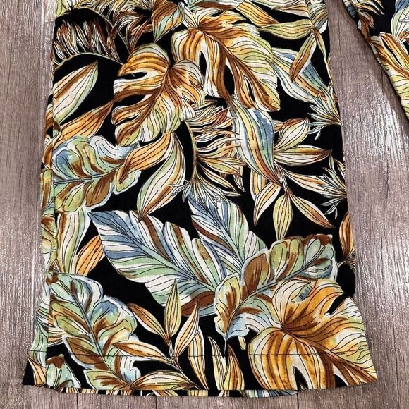 Panama Jack Women's Tropical Linen Blend Wide Leg Pants‎ Multi-Color XS - Picture 3 of 10